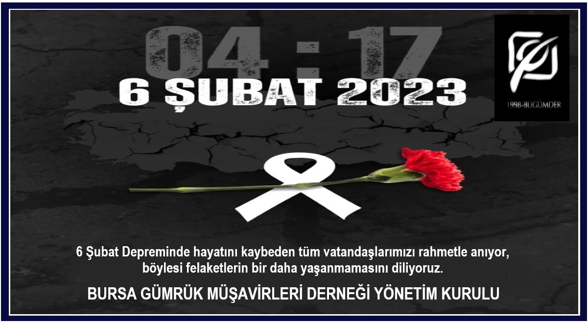6 ŞUBAT DEPREMİNİ UNUTMADIK...