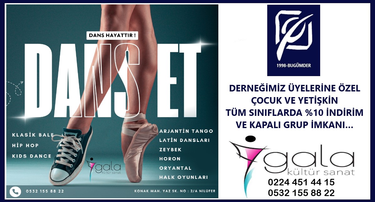Gala Kültür Sanat ve Yetenek Kursu'nun Derneğimiz Üyelerine Özel İndirimi hk.
