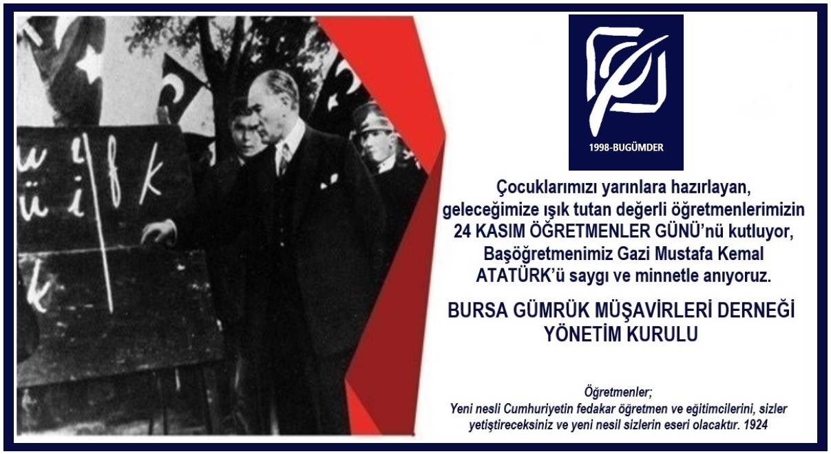 24 KASIM ÖĞRETMENLER GÜNÜ KUTLU OLSUN... / 24.11.2024