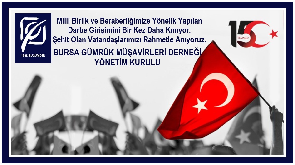 15 TEMMUZ DEMOKRASİ VE MİLLİ BİRLİK GÜNÜ... 14.07.2025