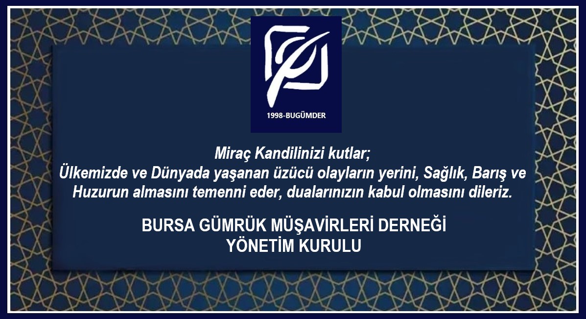 MİRAÇ KANDİLİNİZ KUTLU OLSUN... 24.01.2025 