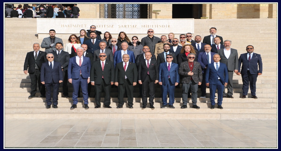 Dernekler ortak - Anıtkabir'de Ulu Önder'e Saygı Ziyaretinde Bulunduk.