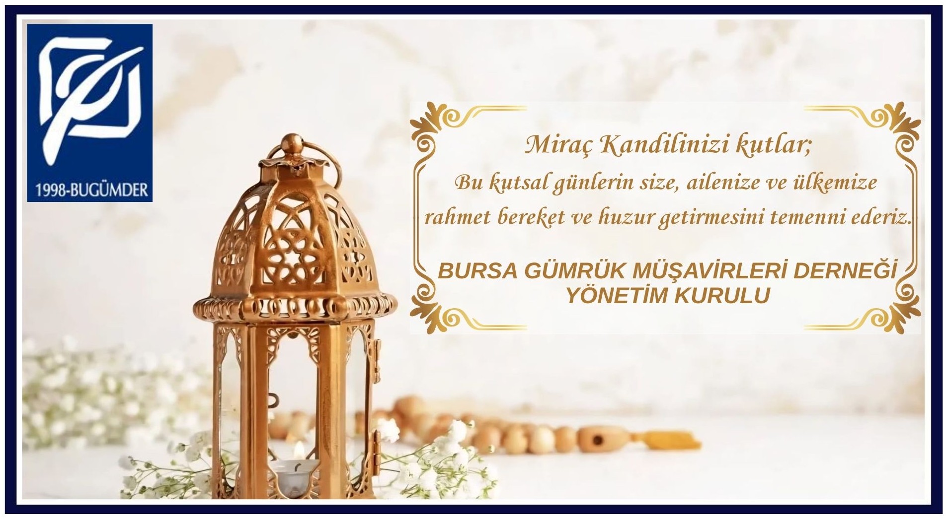 MİRAÇ KANDİLİNİZ KUTLU OLSUN... / 15.01.2026